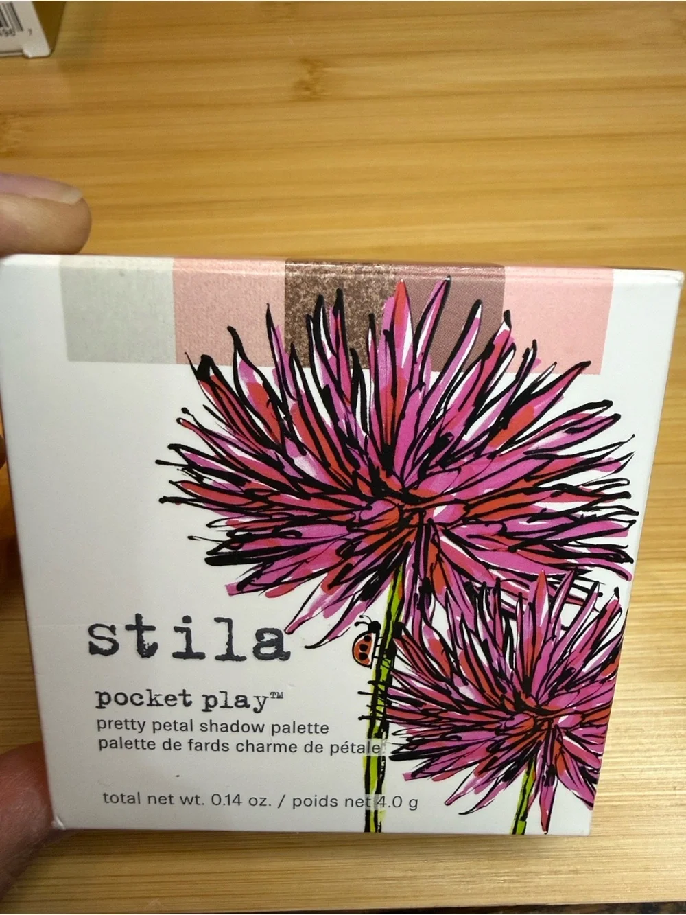 NEW Stila Pocket Play Pretty Petal Eyeshadow Palette 5 Shade Travel Makeup NIB